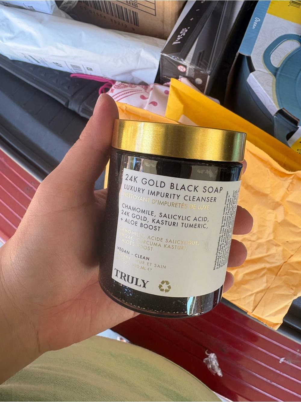 TRULY 24K Gold Black Soap Luxury Impurity Cleanser - Gold & Black